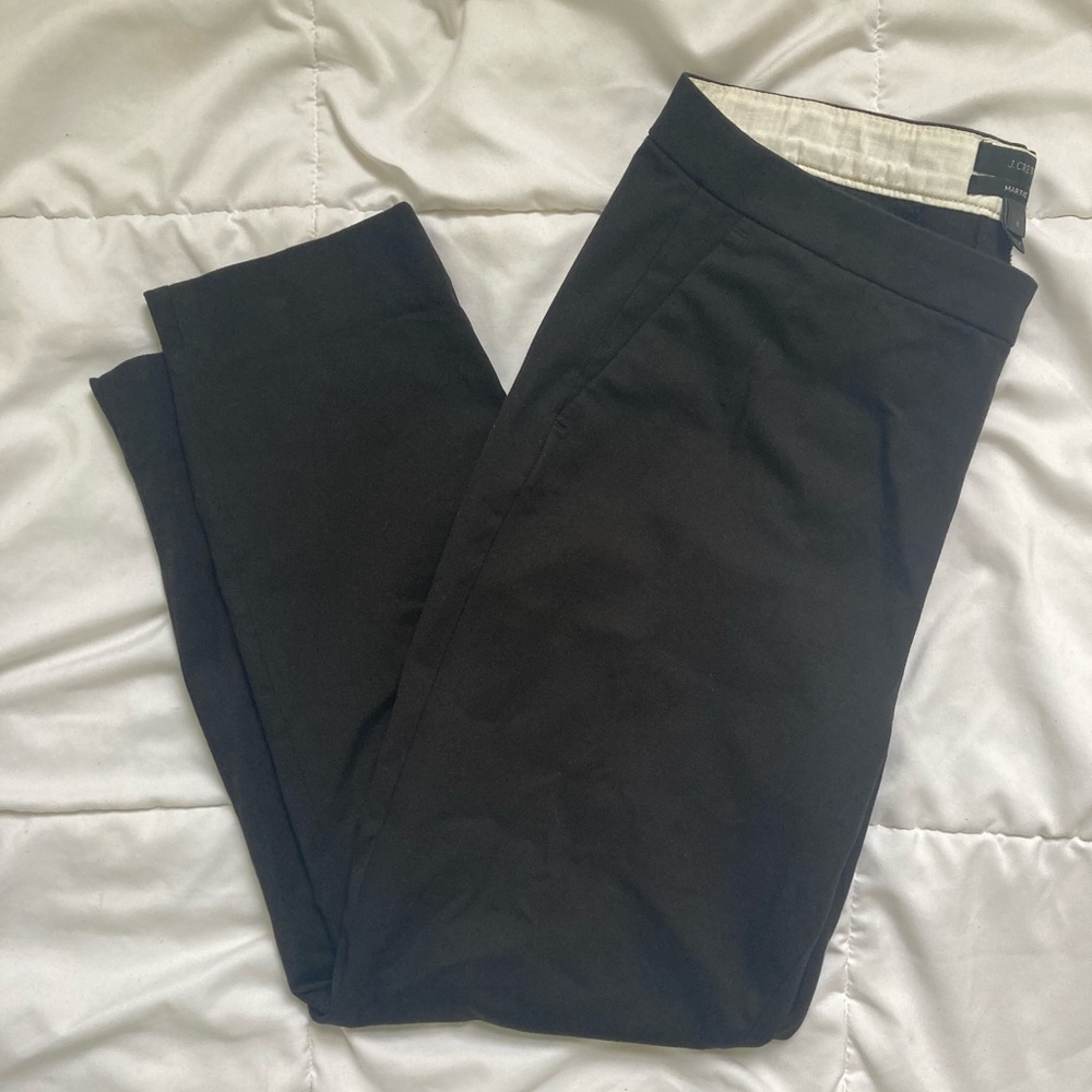 J Crew Martie pants, size 8, black